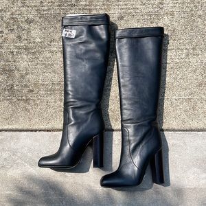 MK Knee High Leather Boots